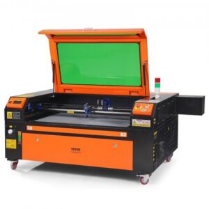 100 W CO2 lasertöötleja, 600 x 900 mm, 500 mm/s, kahe suunaga läbipuhumisega
