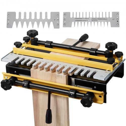 Dovetail šablons, 310 mm darba platums, ar 4 frēzēm un 5 veidnēm