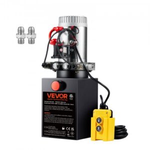 Hüdrauliline pump, 8-kvartiline hüdrauliline jõuallikas, kahetoimeline kallurhaagise pump, DC 12 V
