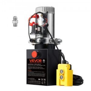 12 V ühetoimeline kallurhaagise hüdraulikapump, 7,6 l
