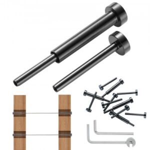 Kaablipiirde kinnituskomplekt, 40 tk, T316 roostevaba teras, 3,2 mm, must