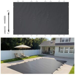Turvabasseinikate ristkülikukujulisele maapealsele basseinile 3,2 x 5,67 m, PVC, tumehall