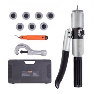 Hidraulinis vamzdžių plėtiklis, 3/8"–1-1/8" OD, su 7 plėtimo galvutėmis