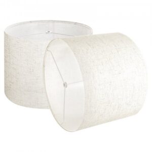 2-osaline linane trumlilambilamp, 33 x 33 x 25 cm, hele linane