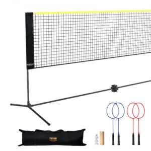 610 cm badmintonivõrgu komplekt välitingimusteks, kaasaskantav võrkpalli-, pickleballi- ja tennisvõrk