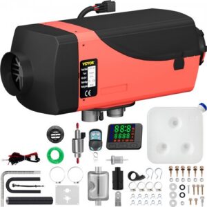 12 V 2 kW diiselõhu soojendi summutiga, 10 l paagi ja LCD-lülitiga