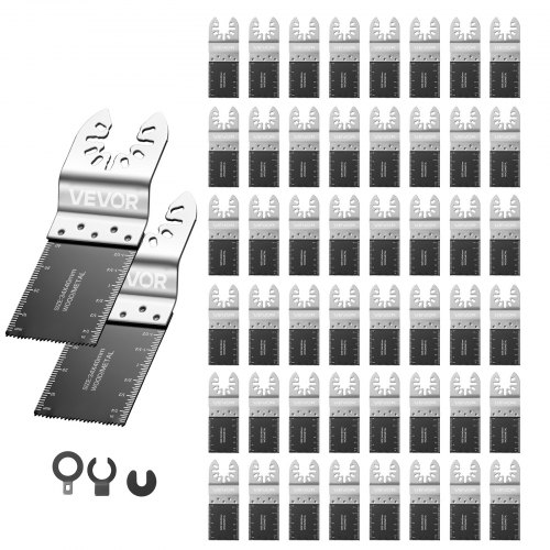 Osciliacinio įrankio pjūklelių rinkinys SS-50PCS, bi-metal, 50 vnt., 34 x 90 mm