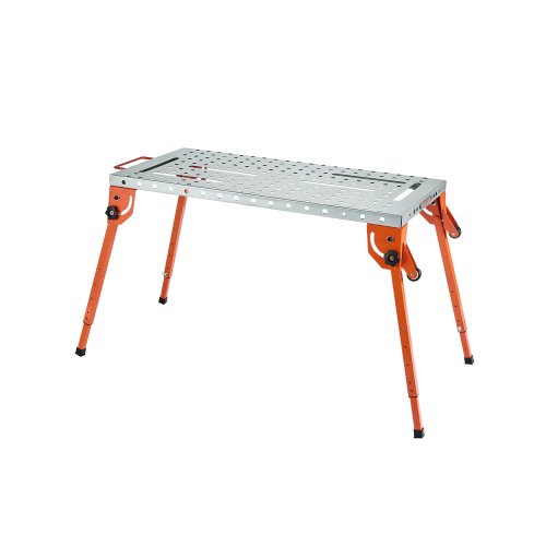 Salokāms metināšanas galds 1118 x 533 mm, kravnesība 227 kg, 4 līmeņu regulējams augstums