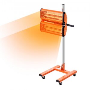 Infrapuna kõvenemislamp, 2200 W, 1–60 min taimer, hoidikuga, 0,48 m²