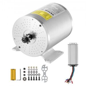 2000 W elektriline harjadeta alalisvoolumootori komplekt, 48 V, 4300 p/min