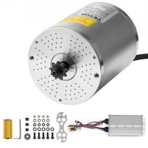 3000 W elektriline harjadeta alalisvoolumootori komplekt, 72 V, 4900 p/min, kiirusekontrolleriga