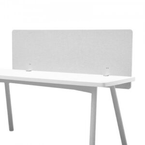 Biuro stalo pertvara privatumo panelė, 1524 x 610 mm, užspaudžiama, su 2 C tipo spaustukais