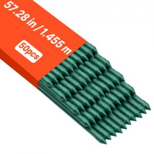 Aiapulgad tomatitele, 50 tk, 145,5 cm, plastkattega metall