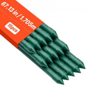 Aialiistud, 15 tk, 1705 mm, plastikkattega metallist tomatialiistud