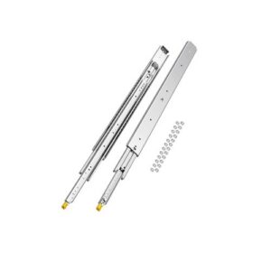 Täysvetoiset vetolaatikon kiskot, 1 pari, 1028 mm, lukittavat, jopa 226,8 kg