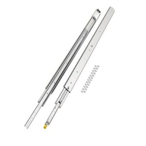 Täispikendusega sahtlisiinid, 1 paar, lukustatavad, külgkinnitusega, 1524 mm