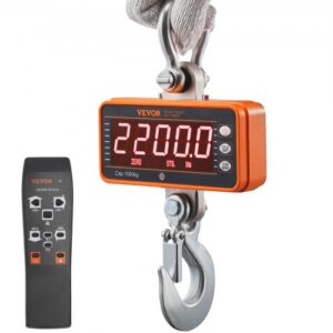 Skaitmeninės kraninės svarstyklės OCS-S1, 1000 kg, oranžinės, su nuotolinio valdymo pultu