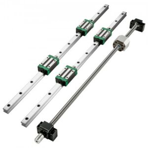 Lineaarjuhtsiinide komplekt HGR20 1700 mm, 2 tk, koos RM1605 1700 mm kuulkruvi ja BF12/BK12 komplektiga