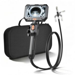 Kahe objektiiviga liigendboreskoop, 13 cm HD IPS ekraan, 8x suum, 8 + 1 LED-tuled, IP67 veekindel, 1,5 m kaabel