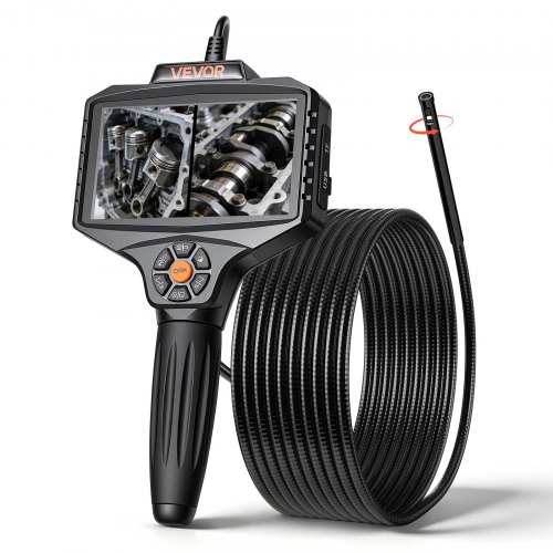 360° motorizēta rotācijas endoskops, divu objektīvu boreskopa kamera, 13 cm HD IPS, 8 mm, IP67, 5 m kabelis