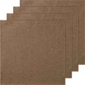 Isekleepuvad vaipplaadid 45,7 x 45,7 cm, tumepruunid, 10 tk.
