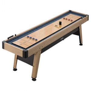 2,7 m shuffleboardi laud, 8 litri ja lisatarvikutega
