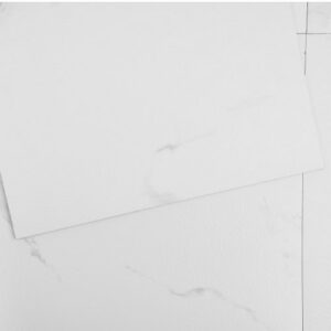 Kleeplindiga vinüülpõrandaplaadid 305 x 305 mm, 50 tk, 1,5 mm, valge marmor