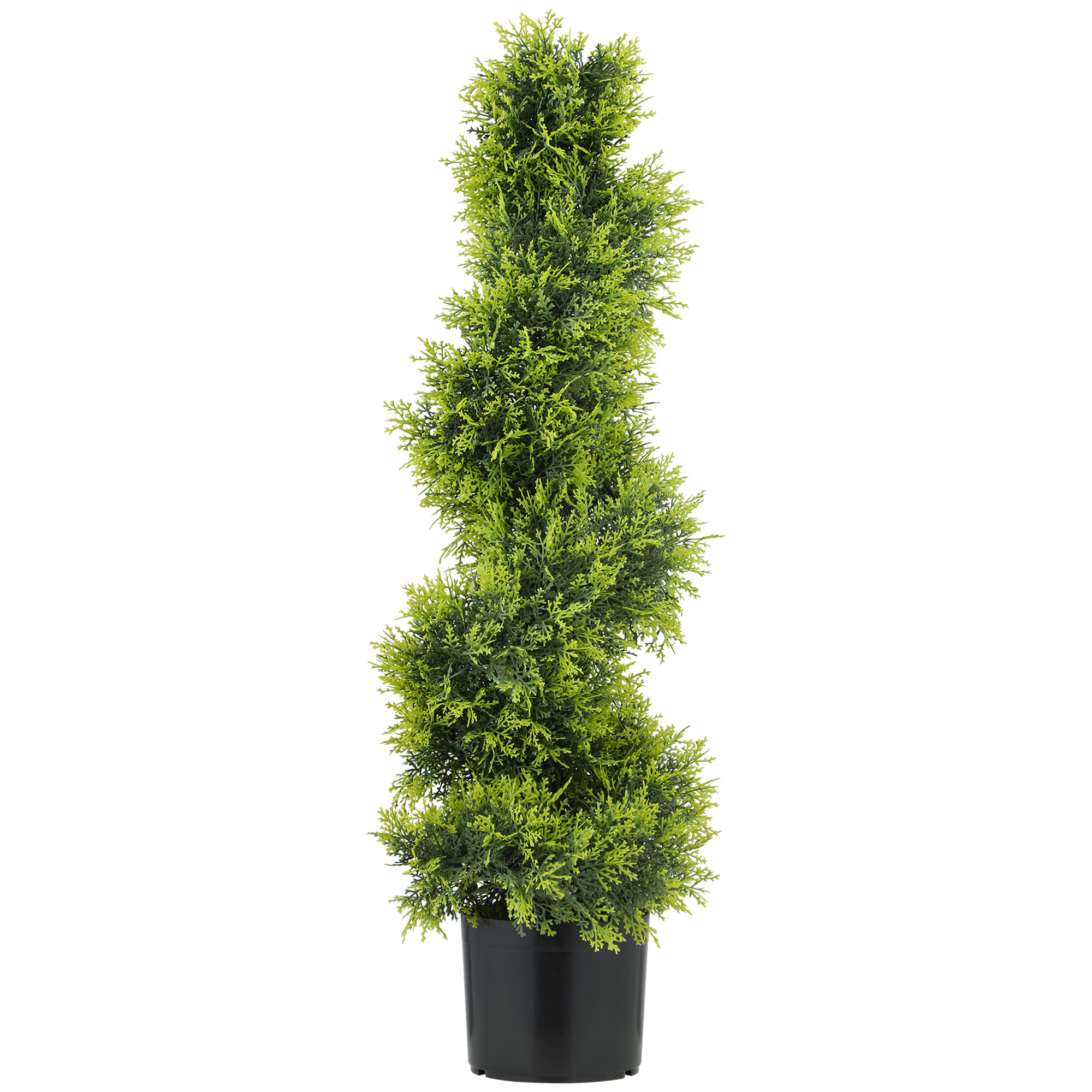 Tekokyprikseni spiraalin muotoinen, 90 cm, vihreä