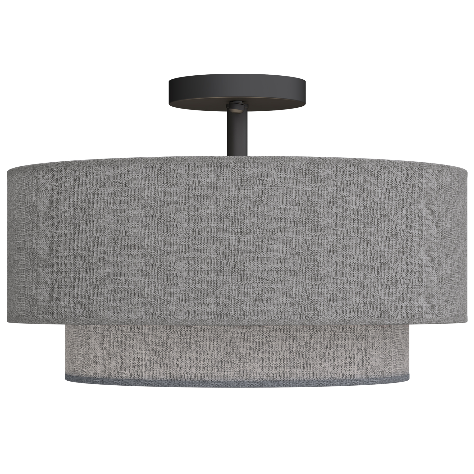 Laevalgusti kahekordsete linase välimusega kuplitega, taupe, Ø40 x 26 cm