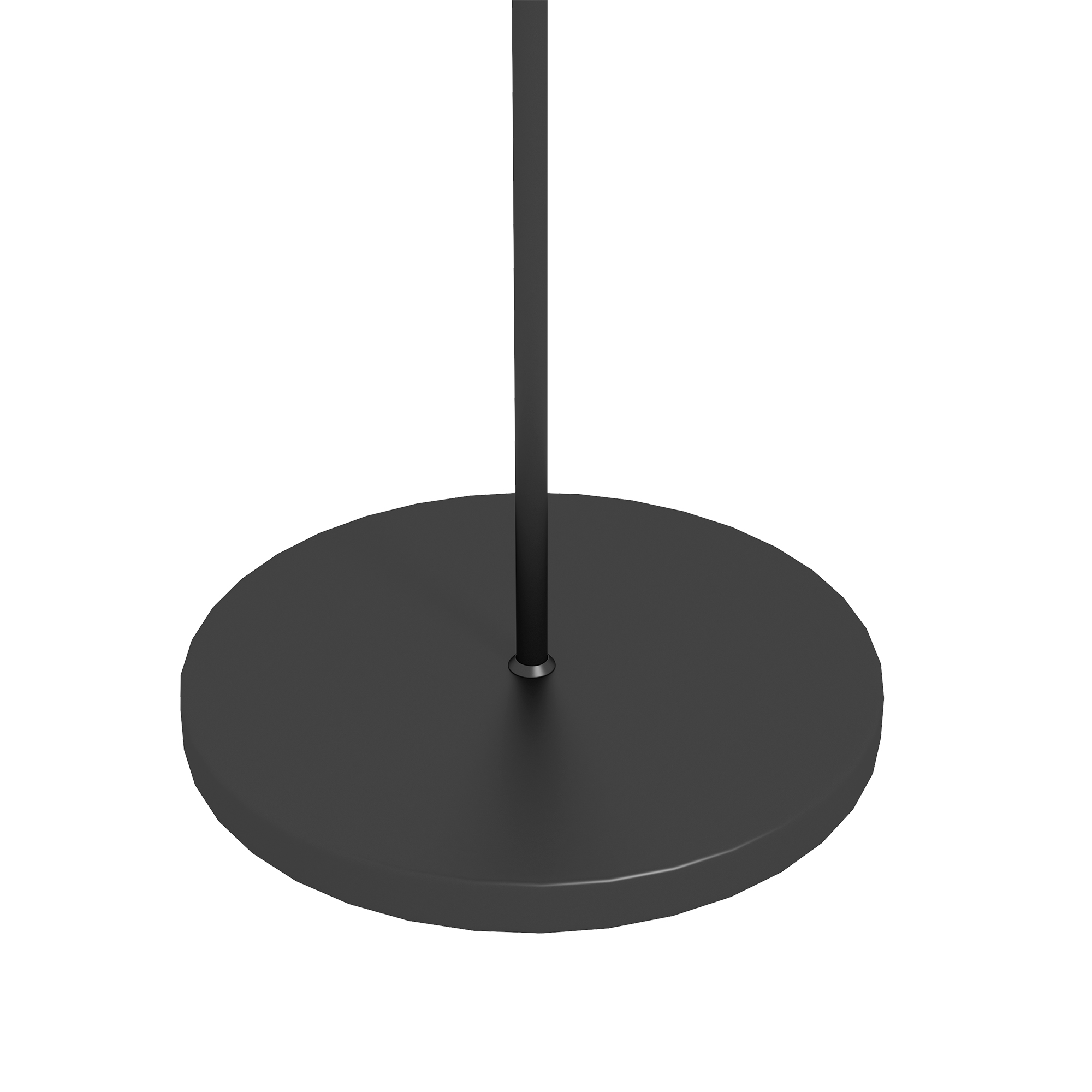Lauko saulės lempa iš PE ratano, geltona/juoda, Ø34 x 130 cm - Image 9