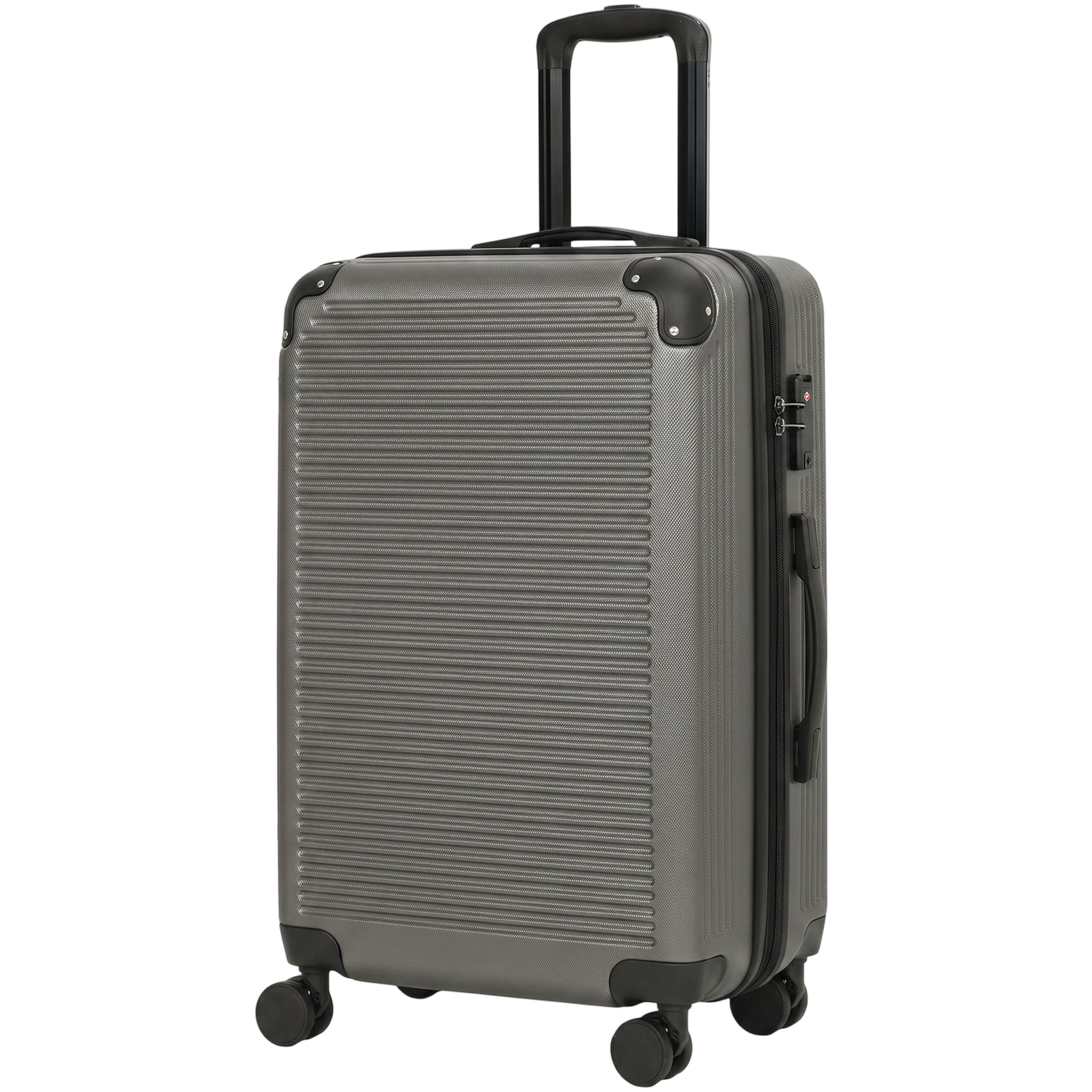 Kõvakorpusega kohver 4 rattaga ja TSA-lukuga, tumehall, 68 l, 66 cm