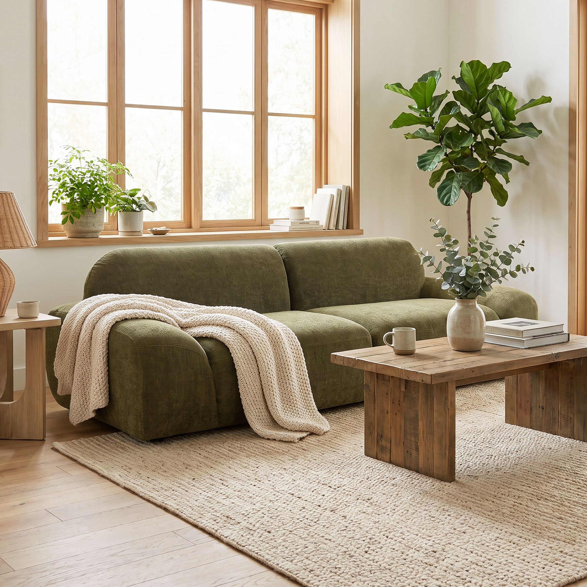 Trivietė sofa, apvali, berėmė, tamsiai žalia, 244 x 95 x 70 cm - Image 9