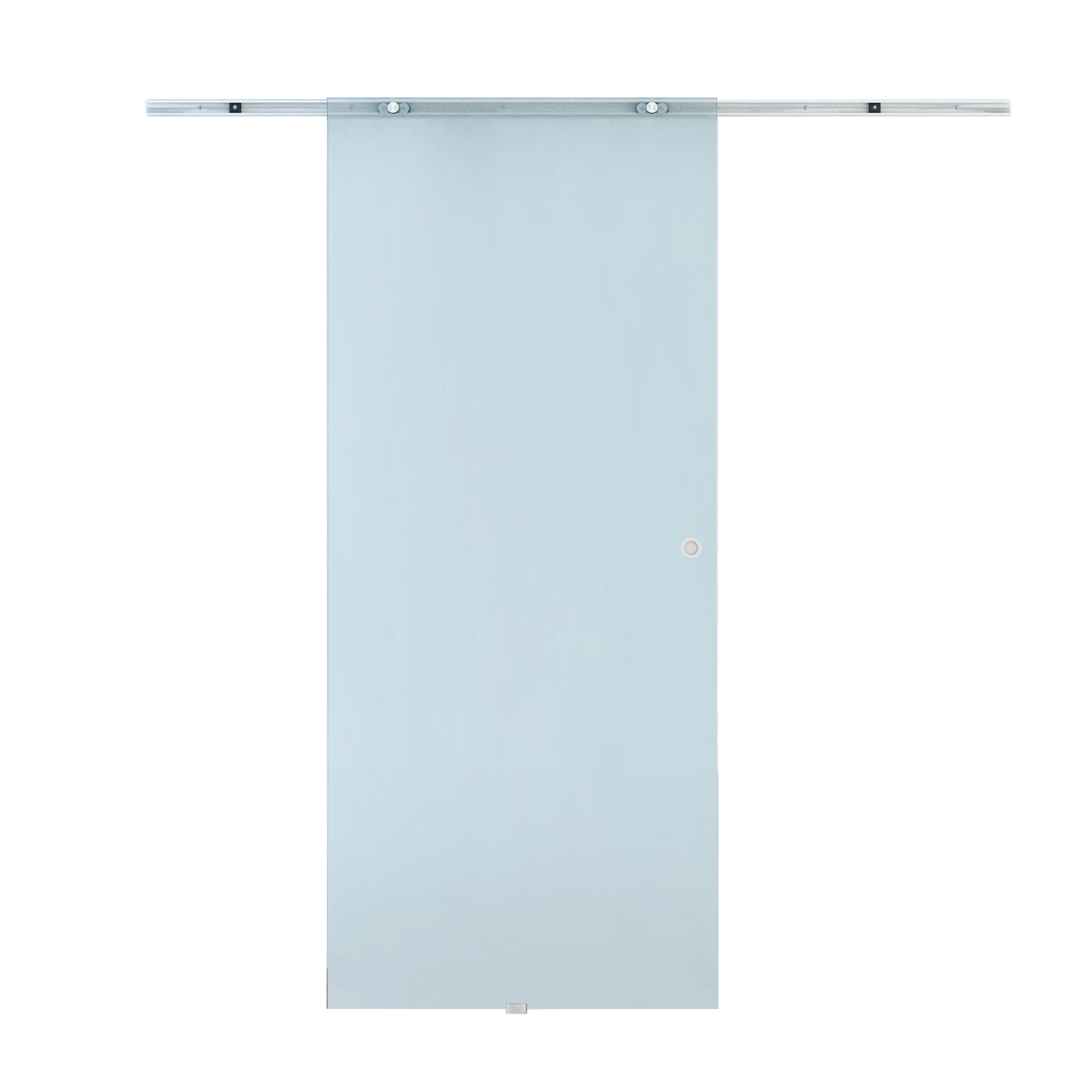 Lükandklaasuks, mattklaas, alumiinium, 102,5 x 205 cm