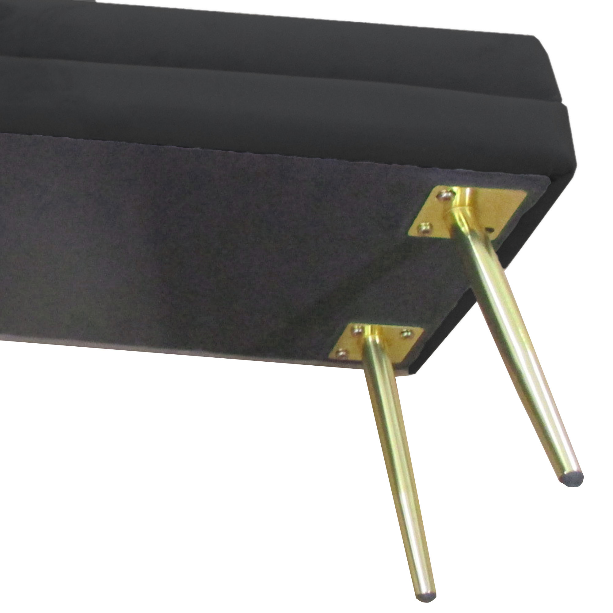 Sandėliavimo suoliukas, juodas, 100 x 37,5 x 42 cm - Image 9