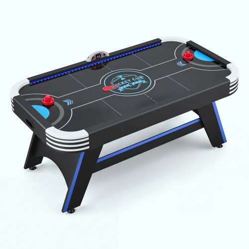 Õhuhokilaud LED-valgustuse ja elektroonilise skoorilugejaga, 183 x 102 x 79 cm