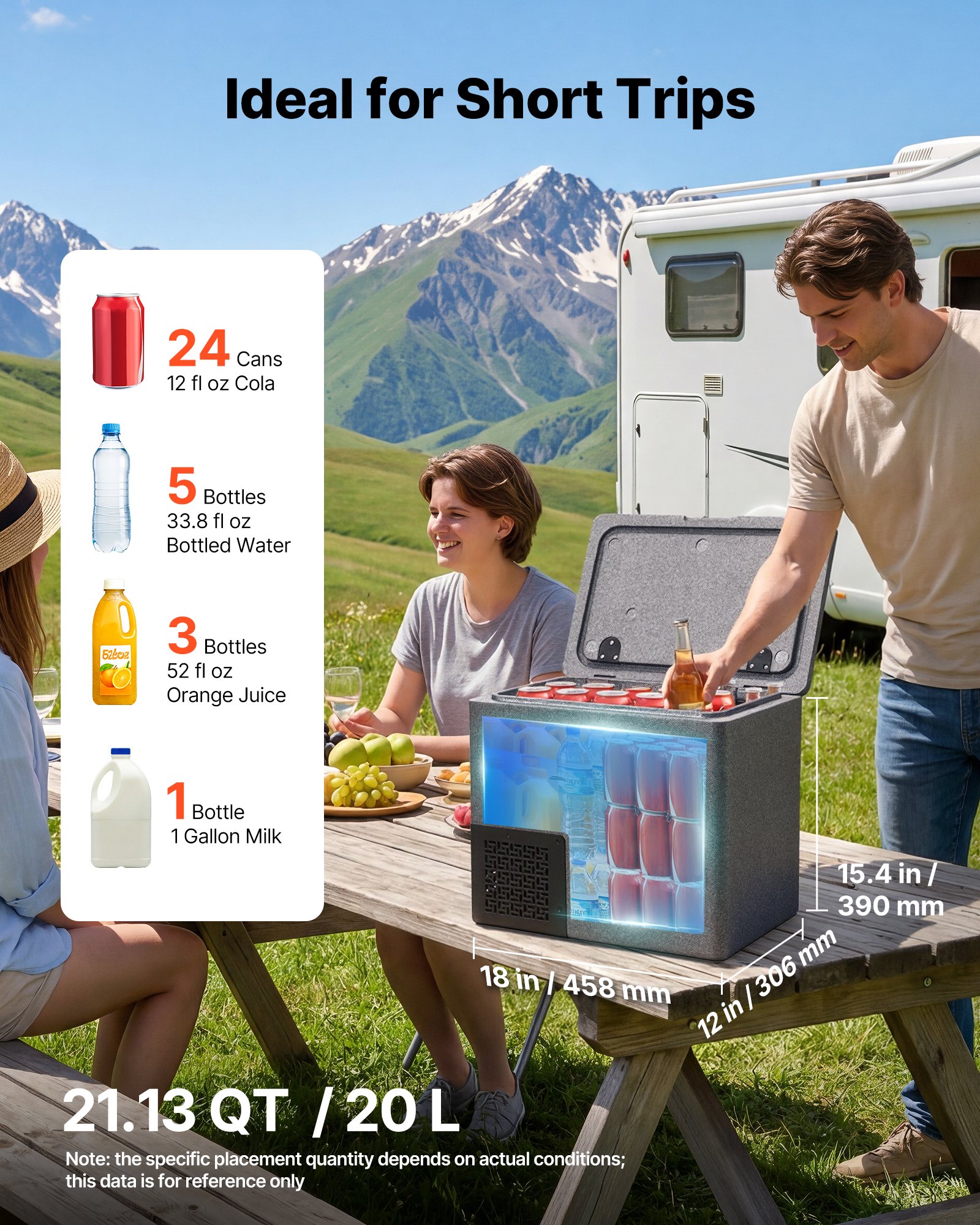12 V autokülmik, 20 l, rakendusega juhitav, 12V/24V DC, -10 °C kuni 10 °C - Image 3