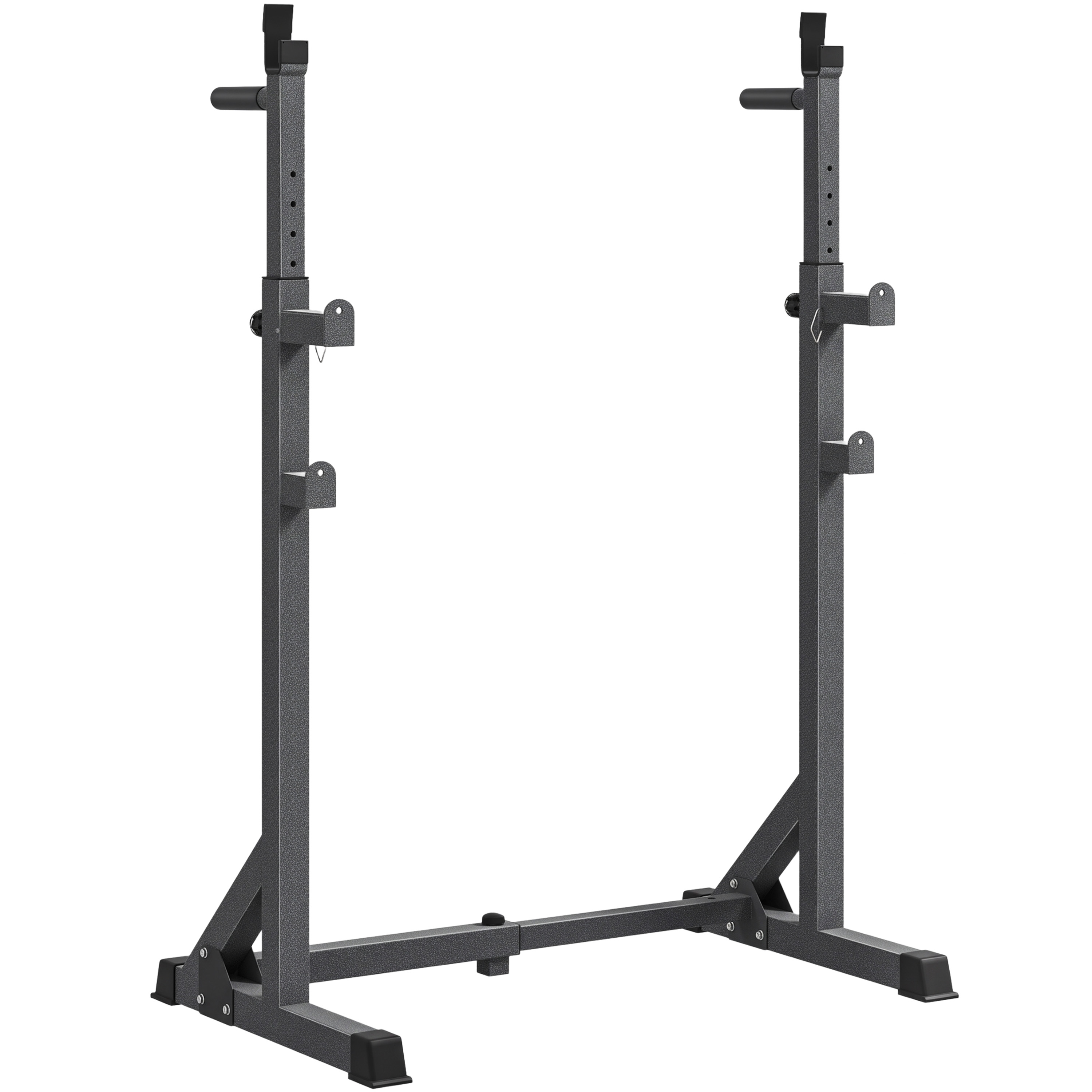 Reguleeritav kangialus, teras, must, 60-87 x 65 x 121-158 cm