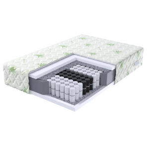 Furniflexi pocket vedrudega madrats Medic Max Aloe Vera 90 × 200 cm, H2/H2, 9 tsooni, kõrgus 22 cm